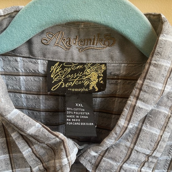 Akademiks Striped Button Down Shirt - Picture 3 of 12